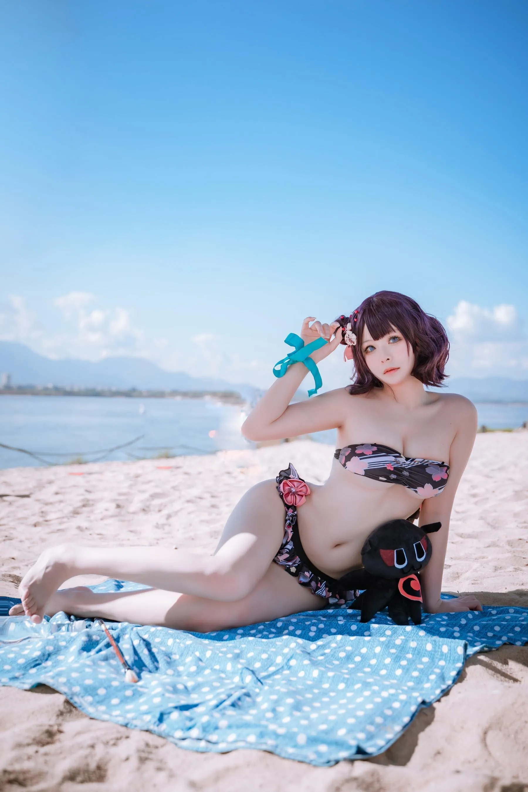 w百合欧皇子w – NO.11 沙滩 [21P]插图8